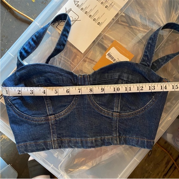 Reformation Nikki bustier top NEW - Picture 6 of 8